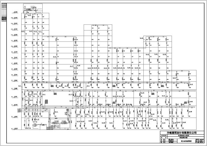 消火栓系统图竖向分析图纸（CAD）_图1