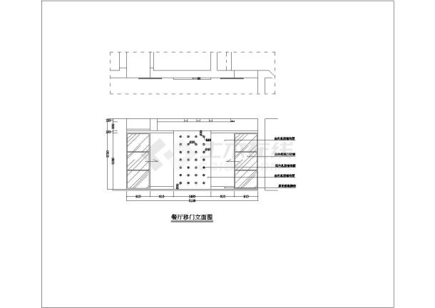 某小区跃层装修设计图纸（CAD）-图二