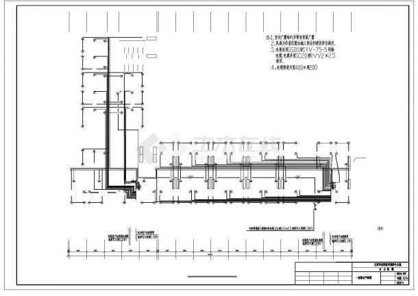 一套大型宿舍电气施工图纸（全套、最新出图）-图一