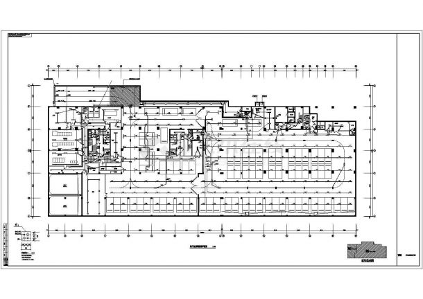 带地下室十八层单元配件配线商住楼电气施工图-图二
