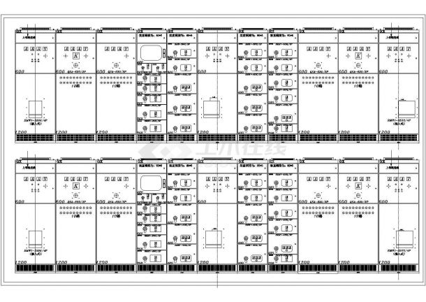 某地区GCK-屏面图完整设计施工图纸-图一