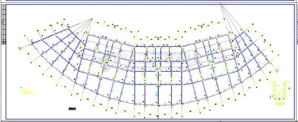 小区住宅结构平面设计CAD施工图-图二