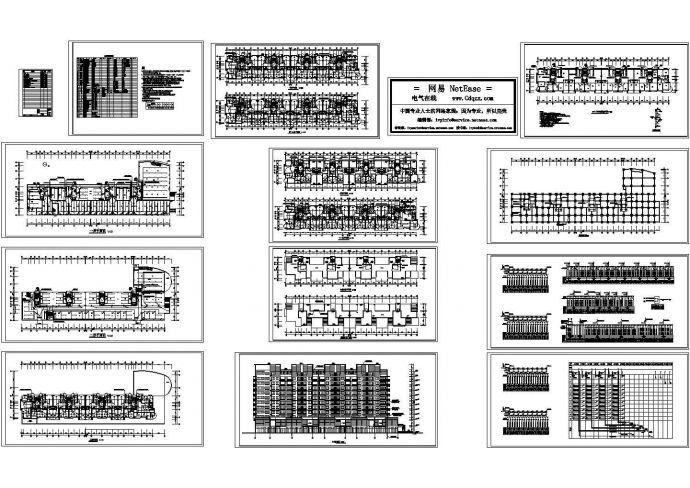 十一层综合楼电气全套设计CAD施工图_图1