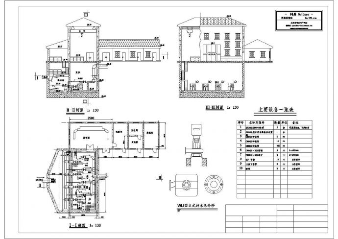 污水泵房设计_图1