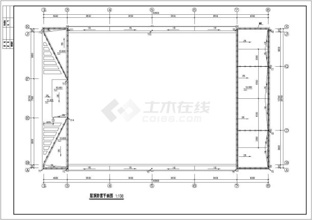 某地小学风雨操场电气设计施工图纸-图一