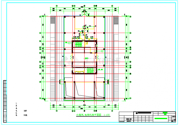 某四十二层国际城建筑设计施工图（CAD图）-图二