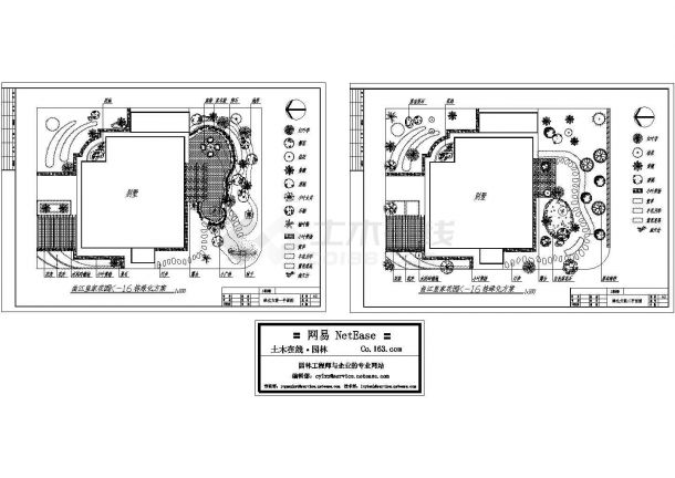 曲江皇家花园K-16栋绿化方案-图一