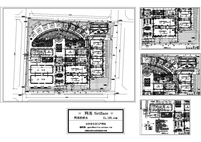 厂区给排水总图_图1