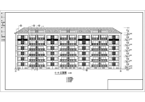 某六层砖混结构住宅楼全套毕业设计-图一