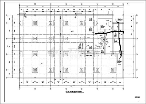 某单层地下车库全套结构设计施工图-图一