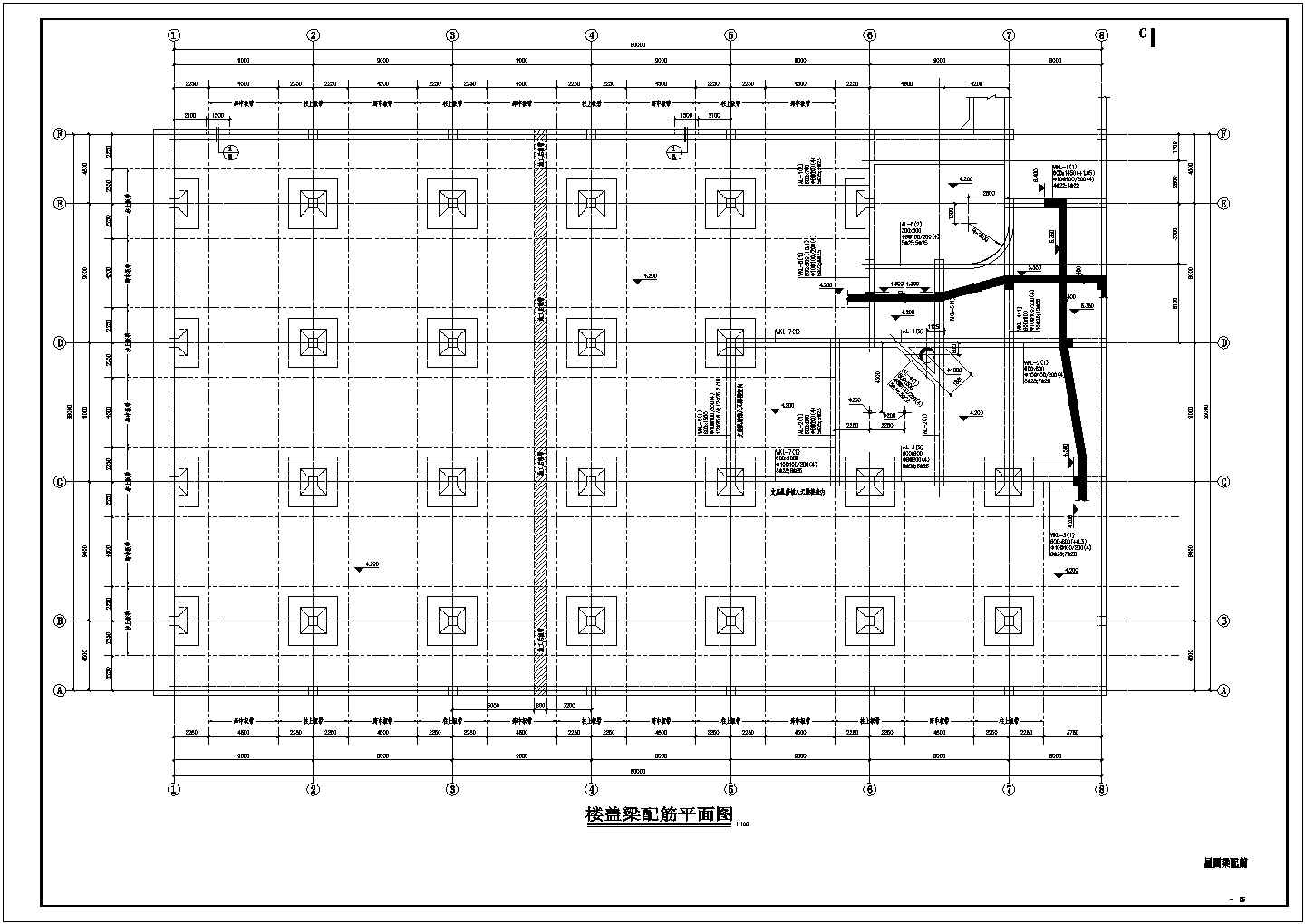 某单层地下车库全套结构设计施工图