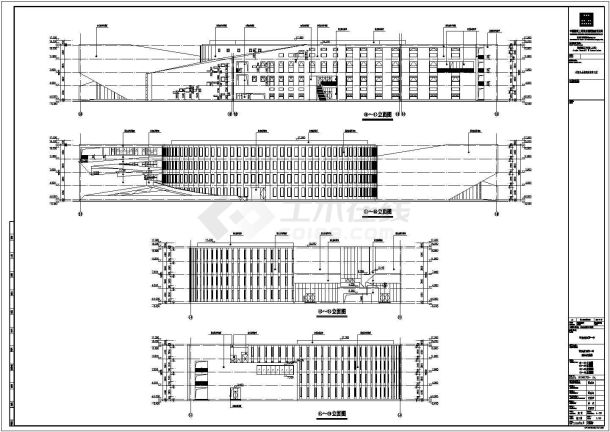 某科研所综合实验楼建筑施工图纸-图一