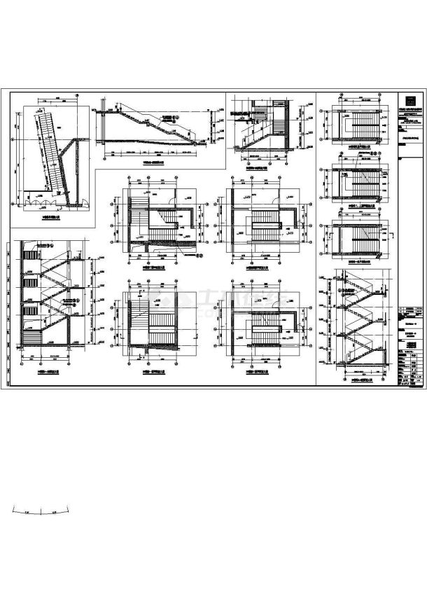 某科研所综合实验楼建筑施工图纸-图二