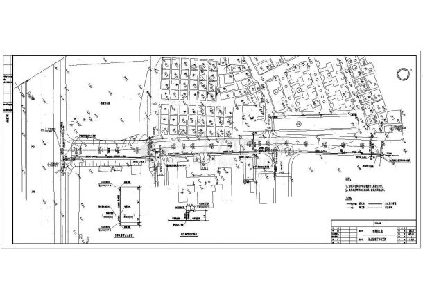 某地区二号街市政给排水工程设计施工图-图一