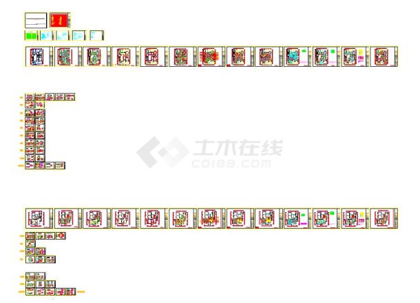 别墅装修_东南亚风格别墅装修设计全套cad施工图（含效果图）-图一