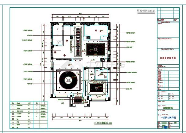 别墅装修_中式风格别墅装修设计全套cad施工图（含效果图）-图四