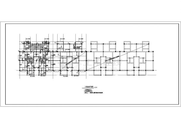 山东地区六层住宅楼砌体结构cad设计施工图纸-图二