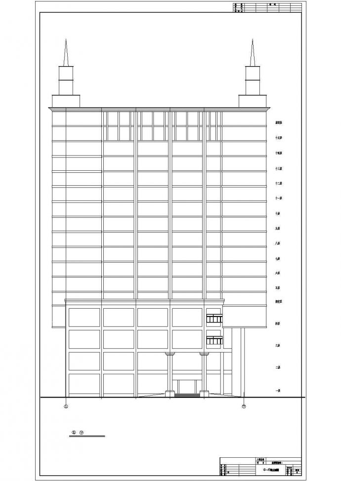 某地十五层综合办公楼建筑给排水施工图_图1