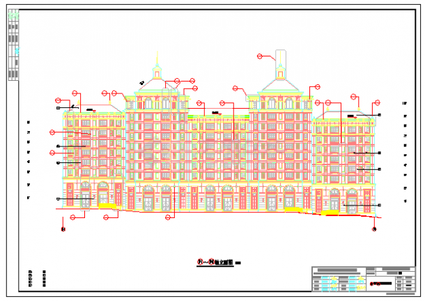 某现代都市小区住宅楼群(11栋)建筑设计施工图(共133张)-图一