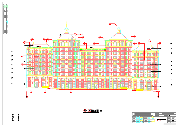 某现代都市小区住宅楼群(11栋)建筑设计施工图(共133张)