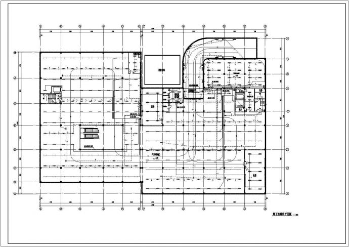 多层框架结构商业楼强电、弱电、消防报警cad施工设计图_图1