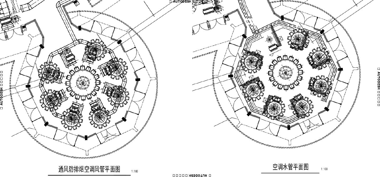 新中式某南酒店改造项目空调图