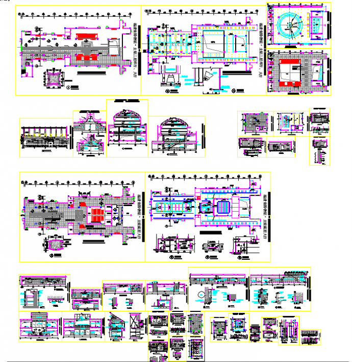 某省级博物馆建筑CAD设计施工图（非常详细）_图1