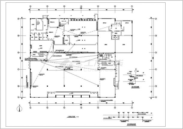 某地区食堂全套电气设计施工图纸（2016最新）-图二