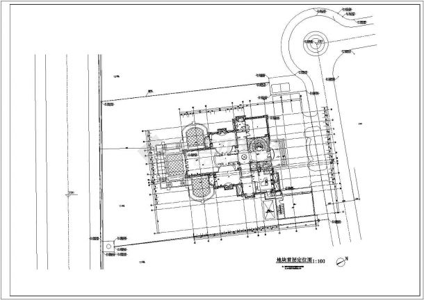 意大利风格三层独栋别墅cad施工设计图纸-图二
