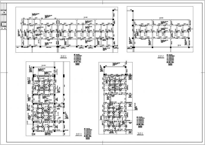 都江堰五层框架结构厂房车间结构施工图_图1