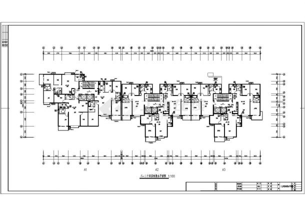 某小区二十八层框架结构商住楼给排水消防设计图-图二