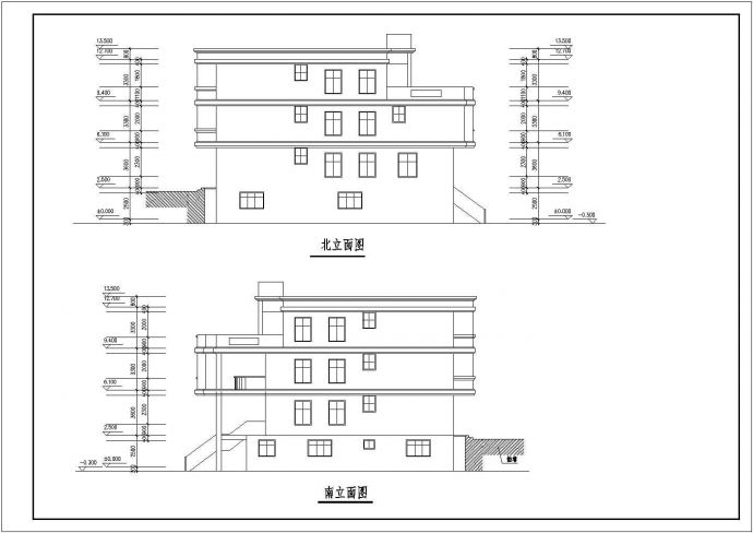 某地三层框架结构别墅建筑结构施工图_图1