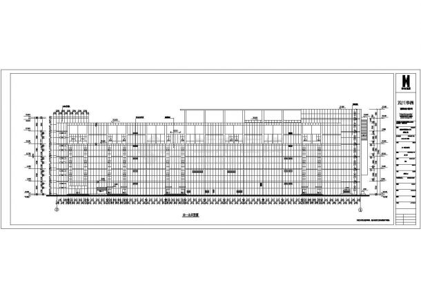 某地沃尔玛超市建筑平面设计图纸（CAD）-图二
