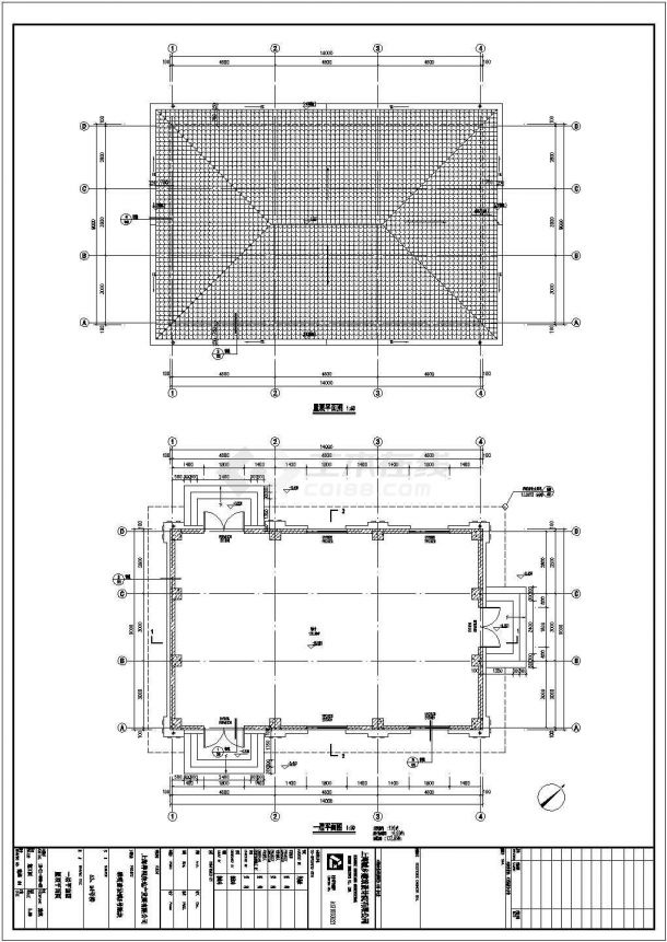 某东南亚风格变电站建筑图纸（CAD）-图二