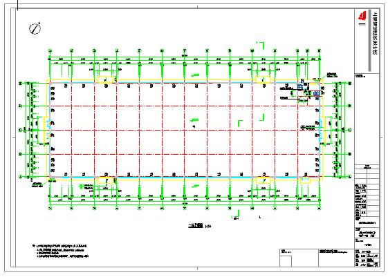 两层通用标准厂房全套建筑设计cad施工图