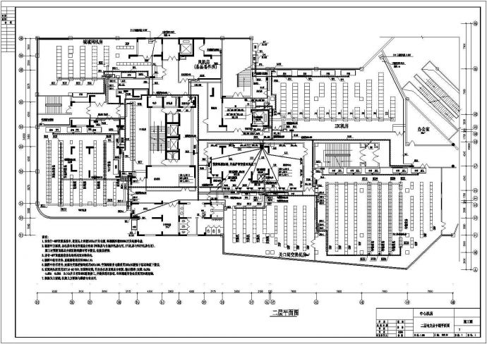 某3层通信中心机房电气设计施工图_图1