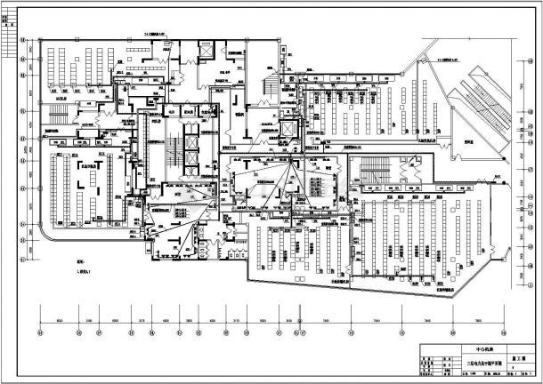 某3层通信中心机房电气设计施工图-图二