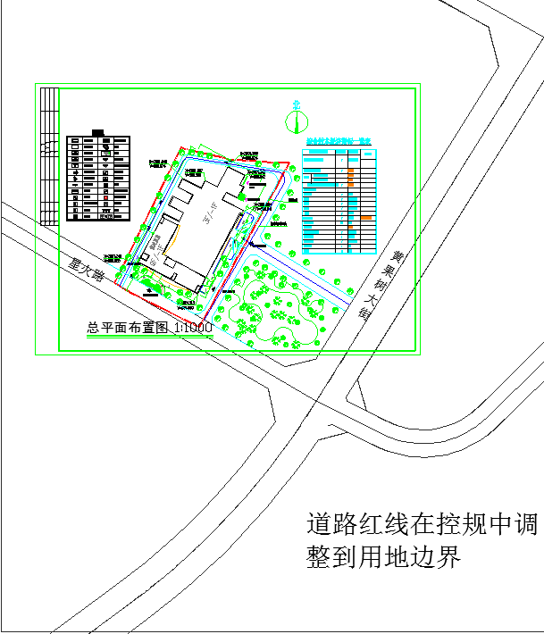 30000多平米高层医院规划总平面布置图CAD详图_图1