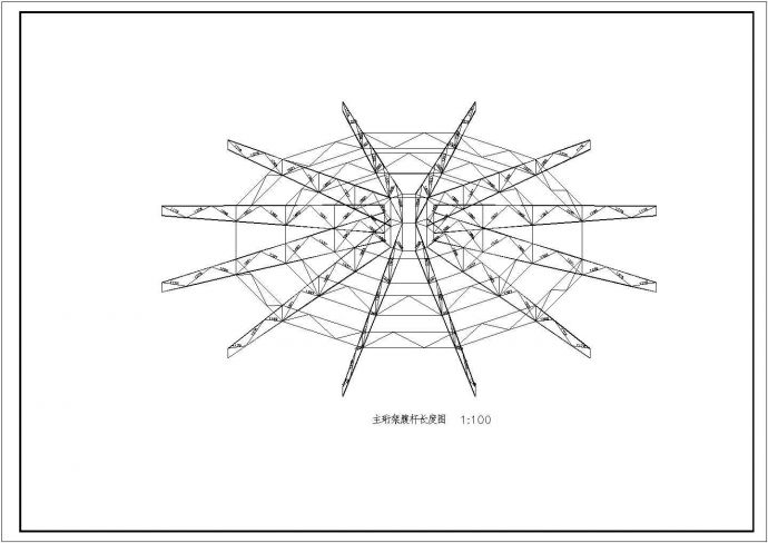 某地24m跨度钢结构屋架结构设计施工图_图1