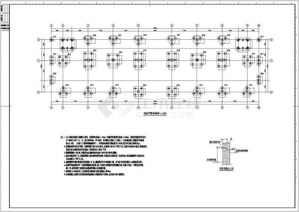 某六层综合办公楼框架结构设计施工图-图一