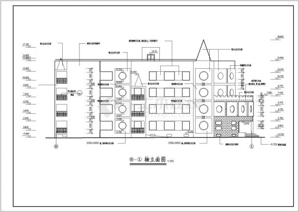 某地幼儿园建筑施工图（全套最新）-图二