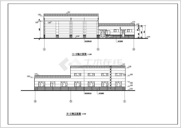 某15米跨厂房建筑规划图纸（CAD）-图一