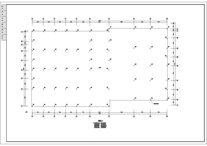 某地单层门式钢架结构厂房结构施工图_图1