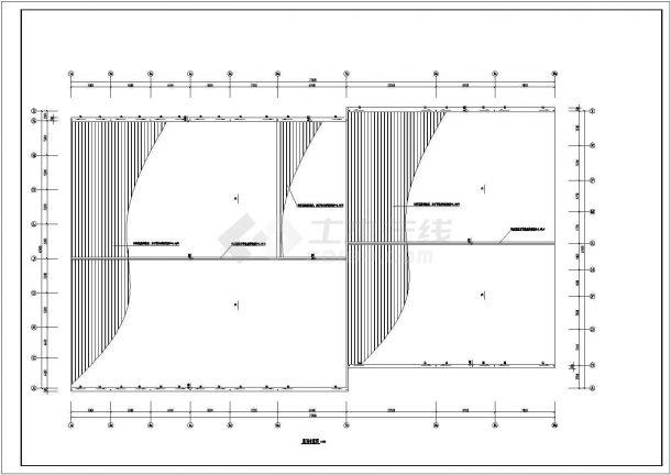 某地单层门式钢架结构厂房结构施工图-图二