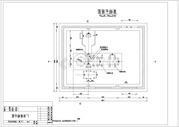 某小型水电站发电厂房结构及配筋图-图一