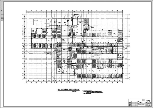 某地三层中央式休闲广场给排水设计施工图-图一
