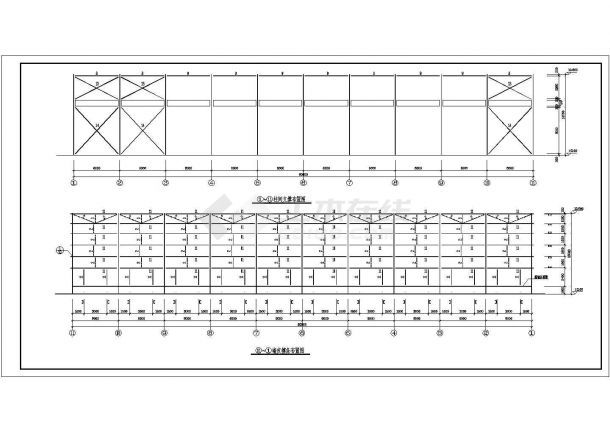 某25米跨轻钢门式刚架厂房结构施工图-图二
