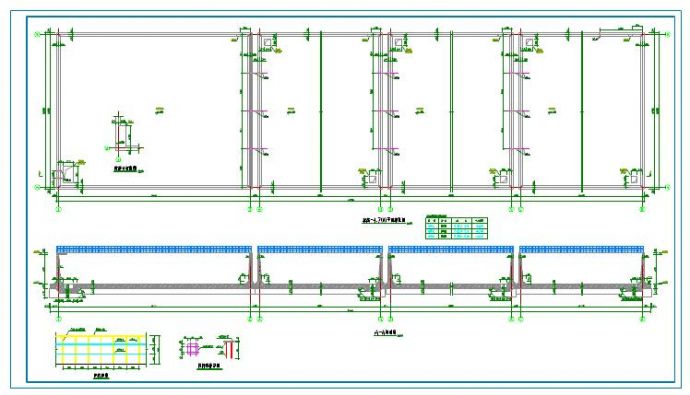 2016最新多种水池汇总建筑结构设计cad施工图_图1