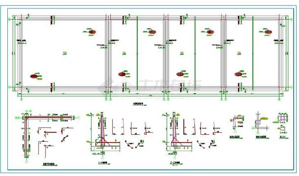 2016最新多种水池汇总建筑结构设计cad施工图-图二