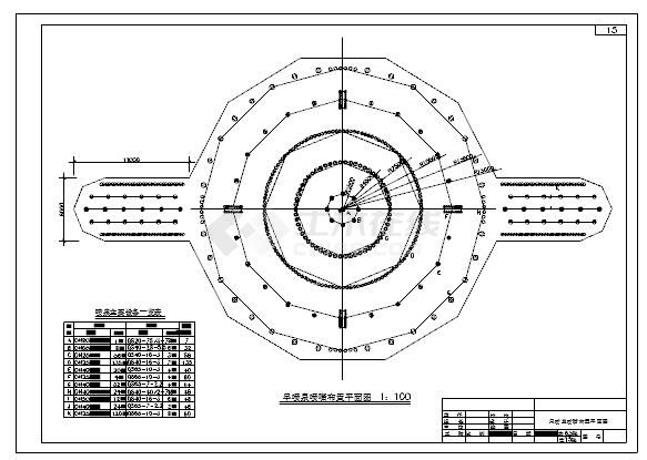 世纪广场及中心路全套景观工程设计cad施工图-图二
